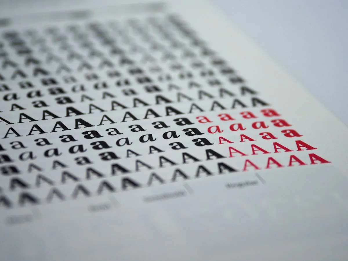 Alphabet letter stickers for scrapbook titles