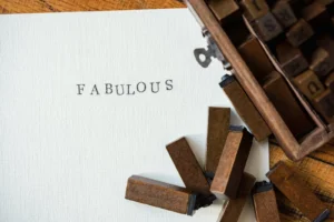 Alphabet letters and lettering supplies for scrapbook titles