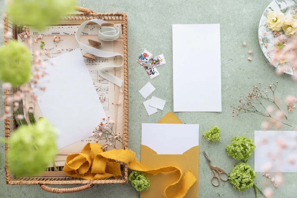 Patterned craft paper sheets