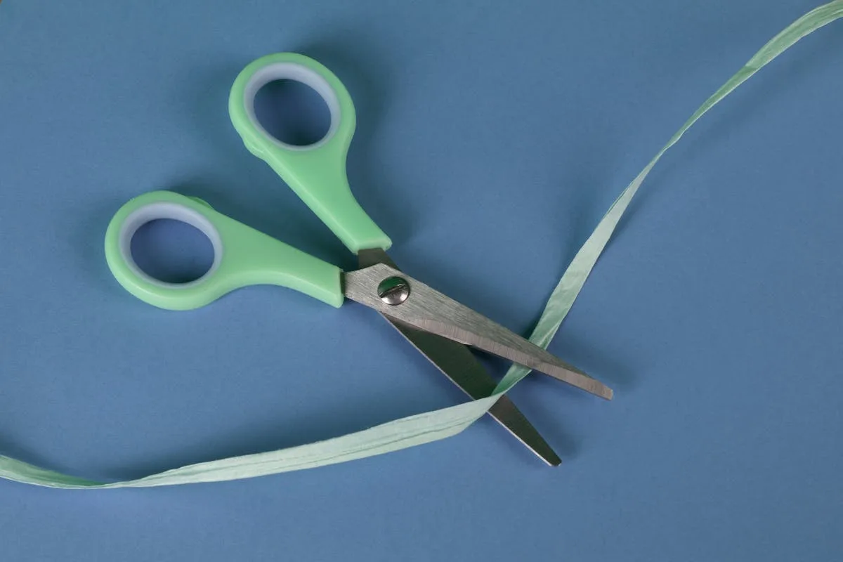 Basic scrapbooking tools and paper