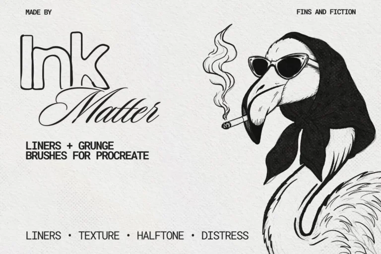Ink Matter Brushes for Procreate preview